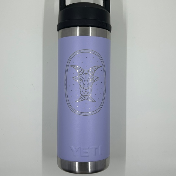 💜 YETI 18oz Rambler Water Bottle - COSMIC & CAPRICORN 💜 - Picture 6 of 8